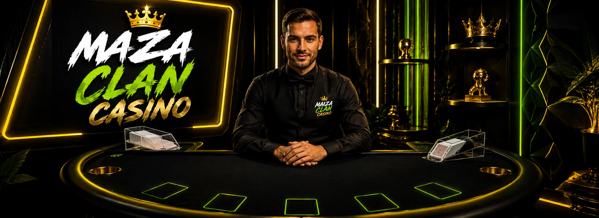 Mesas en vivo de Maza Clan Casino con repartidor en español y apuestas en pesos mexicanos